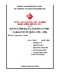 Đảng lãnh đạo xây dựng CNXH và bảo vệ tổ quốc 1975-1981 môn Lịch sử đảng | Đại học Kiến trúc Đà Nẵng