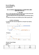 Báo cáo kết quả thí nghiệm khảo sát điện trường biến thiên theo thời gian môn Vật lý và thí nghiệm 1 | Học viện Công Nghệ Bưu Chính Viễn Thông