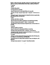 BÀI TẬP Logic HỌC ĐẠI CƯƠNG - Phân Tích Khái Niệm và Phán Đoán