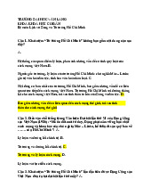 260 câu trắc  nghiệm tư tưởng Hồ Chí Minh-Trường đại học Văn Lang