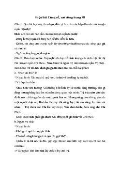 Soạn bài Củng cố, mở rộng trang 48 Kết nối tri thức