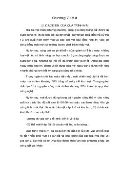 Bài giảng chương 7: Mài