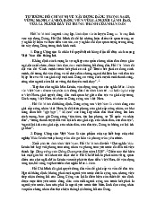 Đề cương môn Tư tưởng Hồ chí minh - trường đại học kinh tế- tài chính thành phố Hồ chí minh.