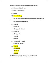 TOP câu hỏi trắc nghiệm có đáp án Hướng Dẫn Sử Dụng Tính Năng Word 2007 | Môn Ứng dụng công nghệ thông tin - Đại Học Sư phạm Kỹ thuật Hưng Yên