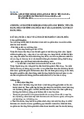 Tóm tắt ôn tập chương 2, 3 học phần Kinh tế chính trị Mác Lênin | Trường Đại học Quốc tế, Đại học Quốc gia Thành phố Hồ Chí Minh