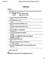 Writing-HA6 - Sentence Rewriting & Email Writing Exercises môn English Studies| Trường Đại học Thăng Long