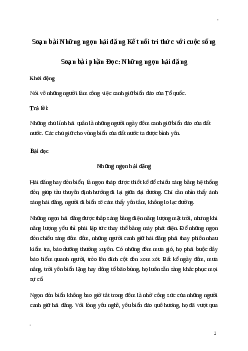 Soạn bài: Những ngọn hải đăng Tiếng Việt 3 | Kết nối tri thức