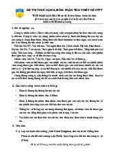 ĐỀ THI GIỮA KỲ H, MÔN: PHÂN TÍCH THIẾT KẾ - 90 PHÚT. Môn Phân tích thiết kế hệ thống | Đại học Công nghệ Thành phố Hồ Chí Minh