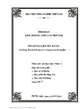 Phân tích Cương lĩnh chính trị đầu tiên  của Đảng, làm rõ tính đúng đắn và sáng tạo của Cương lĩnh  môn Lịch sử Đảng cộng sản Việt Nam  | Học viện Nông nghiệp Việt Nam
