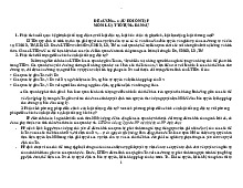 Đề cương ôn tập Luật Tố Tụng Dân Sự | Trường Đại học Luật, Đại học Quốc gia Hà Nội