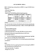 Bài tập chương 3: Tính lãi suất và tư vấn vay NHTM môn Ngân hàng thương mại | Đại học Kinh Bắc