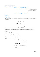 Lý thuyết chương 1: Ma trận và định thức | Môn đại số tuyến tính