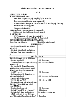Bài 10 Buổi 2 | Giáo án Toán 1 | Kết nối tri thức với cuộc sống (Cả năm)
