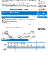 Bộ chỉ số HOSE-Index  - Môn Thị trường và các định chế tài chính - Đại Học Kinh Tế - Đại học Đà Nẵng