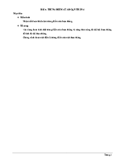 Chuyên đề trung điểm của đoạn thẳng Toán 6