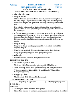 Giáo án Tiếng Việt lớp 4 Tuần 19 | Chân trời sáng tạo