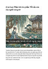 Phân tích tác phẩm Nỗi sầu oán của người cung nữ | Ngữ văn 9