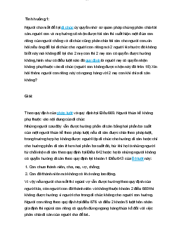 Tình huống Dân sự 1 - Pháp luật đại cương | Trường Đại học CNTT Thành Phố Hồ Chí Minh