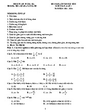 Đề cương cuối kì 2 Toán 7 năm 2024 – 2025 trường THCS Dương Văn Mạnh – BR VT