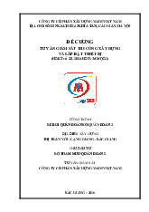 Báo cáo Đề cương tư vấn giám sát thi công xây dựng và lắp đặt thiết bị | Trường Học viện Tư pháp