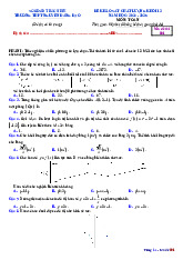 Đề khảo sát Toán 12 năm 2024 – 2025 trường THPT Nguyễn Đăng Đạo – Bắc Ninh