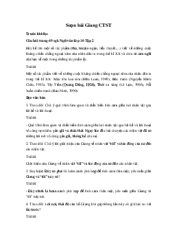 Soạn bài Giang CTST
