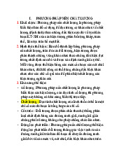 Phương pháp biểu hiện bản đồ chất lượng và vùng phân bố trong BDH