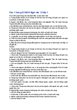 Soạn bài Thực hành tiếng Việt trang 82 | Ngữ văn 12 Chân trời sáng tạo (Tập 1)