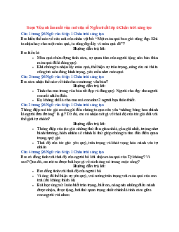 Soạn Văn 6 siêu ngắn - Chân trời sáng tạo bài Vừa nhắm mắt vừa mở cửa sổ