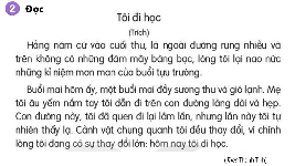 Giáo án điện tử Tiếng Việt 1 Tập 2 Chủ Đề 3 Bài 1 Kết nối tri thức: Tôi đi học