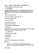 PHẦN A - Những vấn đề chung về kinh tế học 2 môn Nguyên lý kinh tế    | Học viện Nông nghiệp Việt Nam