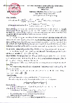 Đề học sinh giỏi cấp tỉnh Toán THCS năm 2022 – 2023 sở GD&ĐT Lào Cai