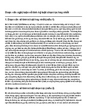 Đoạn văn nghị luận về tính kỷ luật chọn lọc hay nhất | Ngữ văn 9