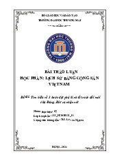 Tìm hiểu về 3 bước đột phá kinh tế trước đổi mới của Đảng | Bài thảo luận Lịch sử Đảng Cộng sản VN