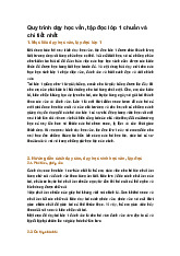 Quy trình dạy học vần, tập đọc lớp 1 chuẩn và chi tiết nhất