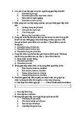 Đề cương ôn tập Giao tiếp và xung đột trong tổ chức môn Hành vi tổ chức | Đại học kinh tế Quốc dân