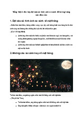 Đặt câu có hình ảnh so sánh về mặt trăng | Văn mẫu 4