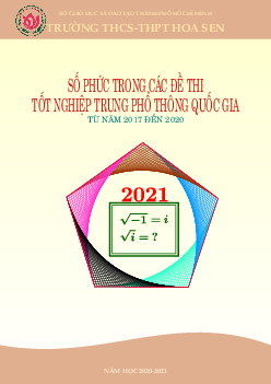Số phức trong đề thi THPT môn Toán (2017 – 2020)
