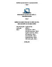 Tác Động Của Nho Giáo Đến Các Xã Hội Á Đông - Báo Cáo Nhóm IBS3015
