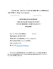 Chuyên đề “Quản lý sự thay đổi và phong cách lãnh đạo” cho lớp bồi dưỡng nghiệp vụ quản lý | môn quản trị nhân lực " trường Đại học Huế