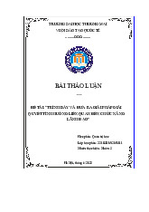 Trình bày và đưa ra giải pháp giải quyết tình huống liên quan đến chức năng lãnh đạo của công ty cổ phần sữa Vinamilk | Bài thảo luận quản trị học