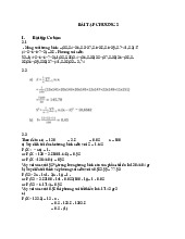 Bài tập nhóm thống kê ứng dụng chương 2 | Trường Đại học Kinh tế – Luật