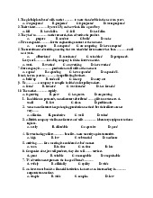 Tổng hợp test môn tiếng anh cơ bản 2 | Học viện tài chính