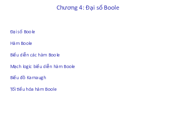 Lý thuyết Chương 4 - Cấu trúc rời rạc | Trường Đại học CNTT Thành Phố Hồ Chí Minh