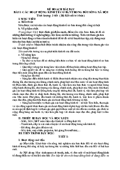 Giáo án Giáo dục Kinh tế và Pháp luật 10 sách Kết nối tri thức với cuộc sống | Đề 1