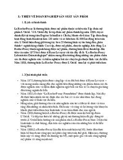Giới thiệu về doanh nghiệp sản suất sản phẩm