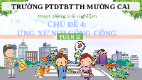 Giáo án điện tử Hoạt động trải nghiệm 4 Tuần 15 Cánh diều: Sinh hoạt lớp: Triểm lãm tranh theo chủ đề Truyền thống quê hương