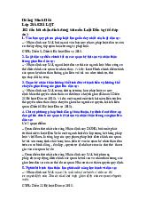 Tổng hợp 102 câu hỏi nhận đính đúng sai môn Luật Dân sự | Đại học Huế