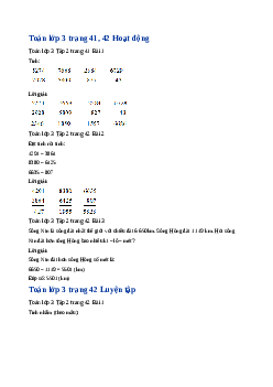 Giải SGK môn Toán 3 - Bài 55: Phép trừ trong phạm vi 10000 | Kết nối tri thức