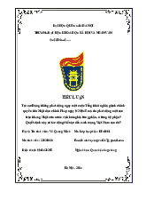 Cao trào kháng Nhật và Tổng khởi nghĩa Việt Nam | Tiểu luận Lịch sử đảng